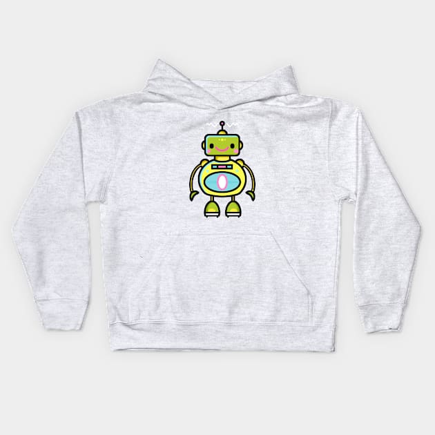 Robot Kids Hoodie by AdrianaStore